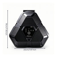 Solar-Powered Vehicle Fan Compact Car Exhaust Fan Slim for Drivers
