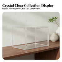 Transparent Model Cabinet High Clearness Clear Display Case Collectible Figure Box Particles Proof Stackable Figurine Box