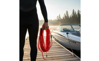 Wakesurf Rope Heavy Duty Wakeboard Rope with Handle High Break Strength Wakeboard Tow Line for Wakeboarding, Kneeboarding, Boating
