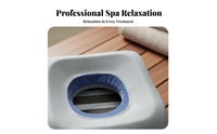 Washable Cover Spa Bed Face Pillow Ergonomic Design Face down Pillow with Hole Skin-Friendly Material for Office Workers