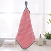 Oil Resistant Microfiber Cloths and Dishcloths, Microfiber Dishcloths 25x25 cm for Stovetop, Washable Weave Pattern Reusable Kitchen Cleaning Tool