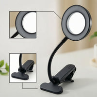 Attachable Lamp Flexible Gooseneck Lamp with Clip Handsunrestricted