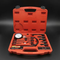 Compression Cylinder Pressure Tester Kit Analog Gauge Compression Tester Kit Multiple Adapters Automotive Tool for Mechanics