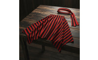 Striped Skirt with Headband High-Waisted Handkerchief Hem Skirt Flowy Clothing Flowing for Women, Halloween, Cosplay, Costume Parties