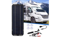 6W Sun Energy Collector Kit Plug and Play Portable Sun Energy Collector Easy to Use Car Battery Trickle for Boaters, Outdoor, Camping, Emergency