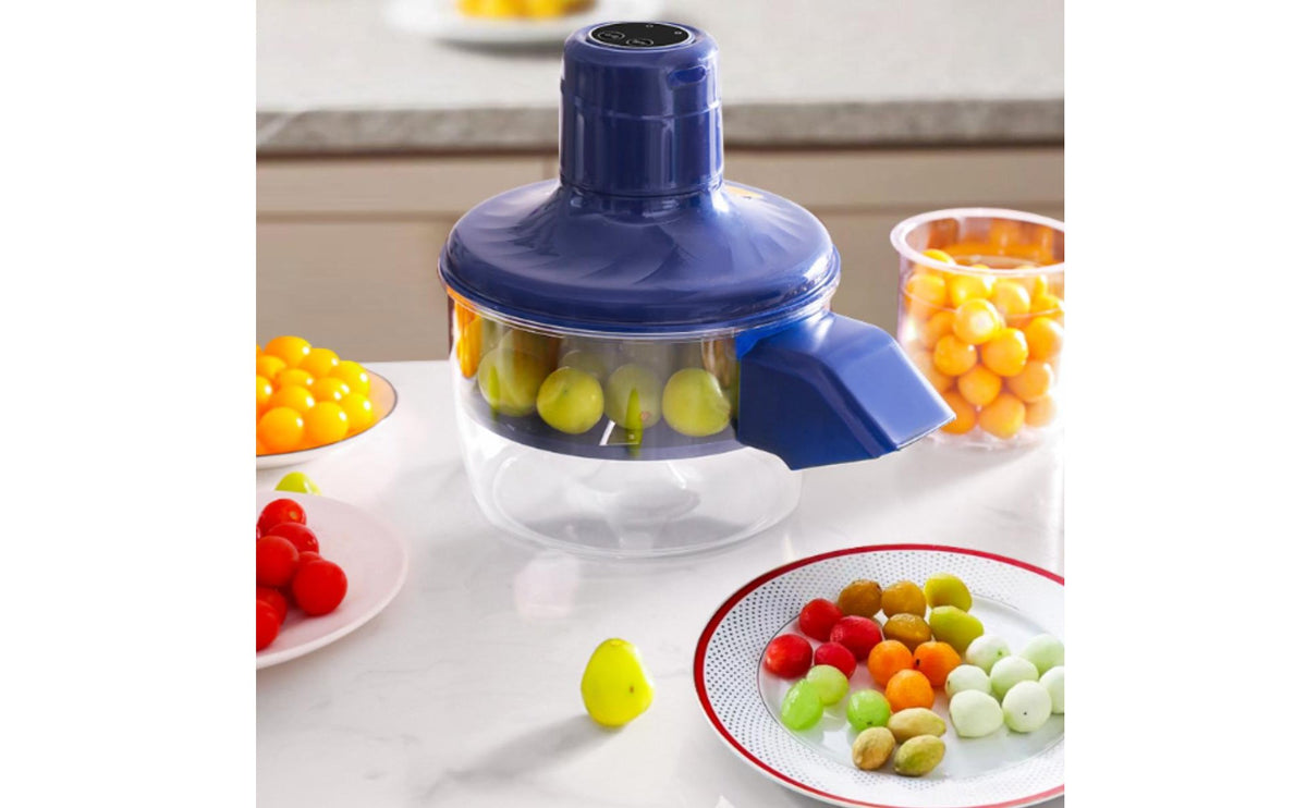 Single-Key Operation Automatic Fruit Peeling Tool Food Grade Material Electric Fruit Peeling Tool Easy to Clean for Elderly, Bubble Tea Shop