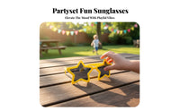 Giant stellarShaped Glasses Oversized Design Novelty gazewear Photo prop for Women