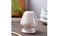 Ceramic Chasen Stand Smooth Glazed Finish Matcha Whisk Stand High-Temperature Fired