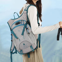 Water-Resistant Hiking Backpack Breathable Cycling Backpack Ergonomic Design Lightweight Hydration Pack Adjustable Fit for Cyclists, Hikers, Travelers, Mountaineering, Camping