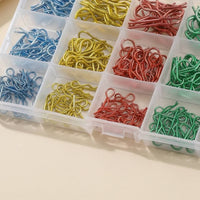 RC Body Pin Organizer R-Shaped RC Car Clip Organizer Clear with Dividers for Workbench, Garage Storage