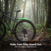 2 Pieces Adjustable Mountain Bike Mudguard Extendable Design Front Rear Bike Fenders Telescopic Cycle Spray Guard Long-Lasting