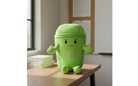 Trash Can Soft Toy Multi-Functional Recycling Bin Stuffed Playful Character Design Waste Sorting Educational Toy for Young Children, Playroom, Bedroom