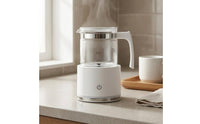 Hot and Cold Milk Frother Handle Automatic Milk Frother Heated Countertop Appliance