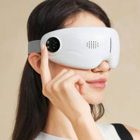 Point Vibration Foldable Eye Massager Hot Compress Electric Eye Massager Constant Temperature Wellness Device