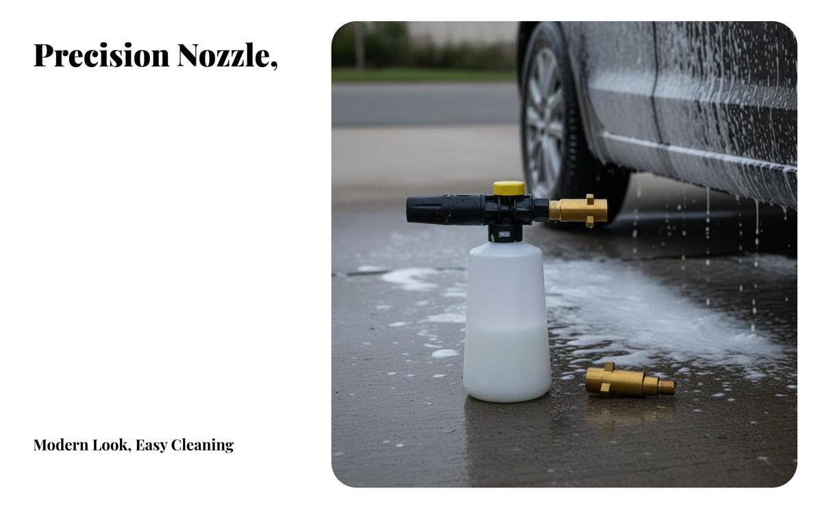 High Pressure Foam Leak Resistant Car Wash Foam Lightweight Design Adjustable Car Wash Foam Dispenser for Home Use