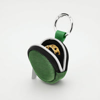 Portable Mini Jewelry Pouch with Keychain Firm Jewelry Pouch with Keychain Soft Organizer Sturdy for Commuters