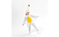 White Swan Costume Wing Sleeves Children's Swan Jumpsuit 3D Headpiece Kids' Apparel for Stage Performance, Halloween