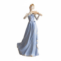 6 Pieces Music Lady Figurine Elegant Home Decor Display Ornament for Living Room