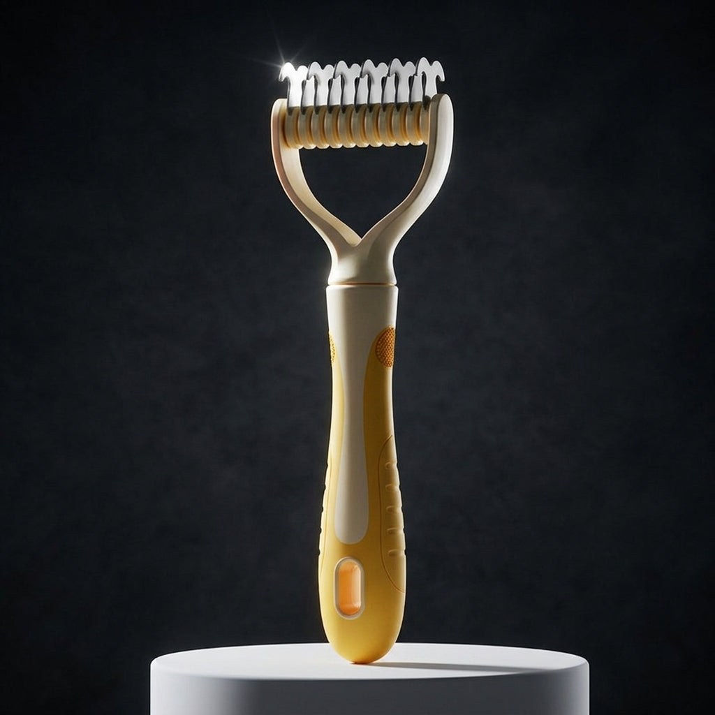 Cat Brush and Pet Hair Remover for Dog Grooming, Self-Cleaning Dog Brush with Ergonomic Handle, Cat Comb for Cat Grooming, Bundle in 5 Colors