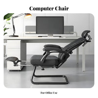 resting Function Reclining Office Chair with Footrest Adjustable Head and spine Support Ergonomic Recliner with Footrest 360-Degree rotate Seating Solution SGS Certified for Remote Workers, Students, Petite Users, Workstation, Studying, Study Room, Gaming