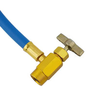 Air Conditioning Charging Hose with Pressure Gauge Flexible for Garage, DIYers