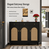 Black Wood Chest of Drawers, Timeless Design Drawers for Clothes Storage, Bedroom Furniture with Shelves