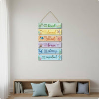 Kids Room Plaque Lightweight Coastal Wall Plaque Effortless to Mount to Hang Inspirational Wall decor for Nursery