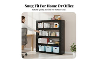 Multi-Tier Metal Shelving Unit Freestanding Design 6-Tier Open book storage unit Sturdy Construction shelving unit for Homeowners, Study Room, Home Office, Bedroom