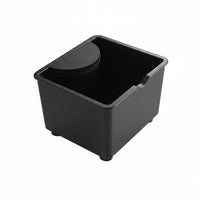 Removable Bar Espresso Knock Box Non-Slip Base Coffee Knock Box Easy to Clean for Baristas, Cafe, Restaurant, Office Pantry
