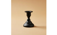 Metal Candle Holder Romantic Black Candle Stand Stable Base for Wedding