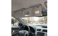 Easy to Install Driver Side Sun Visor with Mirror Multi-Angle Positioning Driver Side Sun Visor Anti-Glare Car Part Matte Finish for DIY Mechanics, Interior Restoration