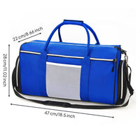 Sweat-Isolating Separation Gym Bag Multiway Carry Large Capacity Travel Duffel Tear-Resistant Travel Duffel Bag for Men
