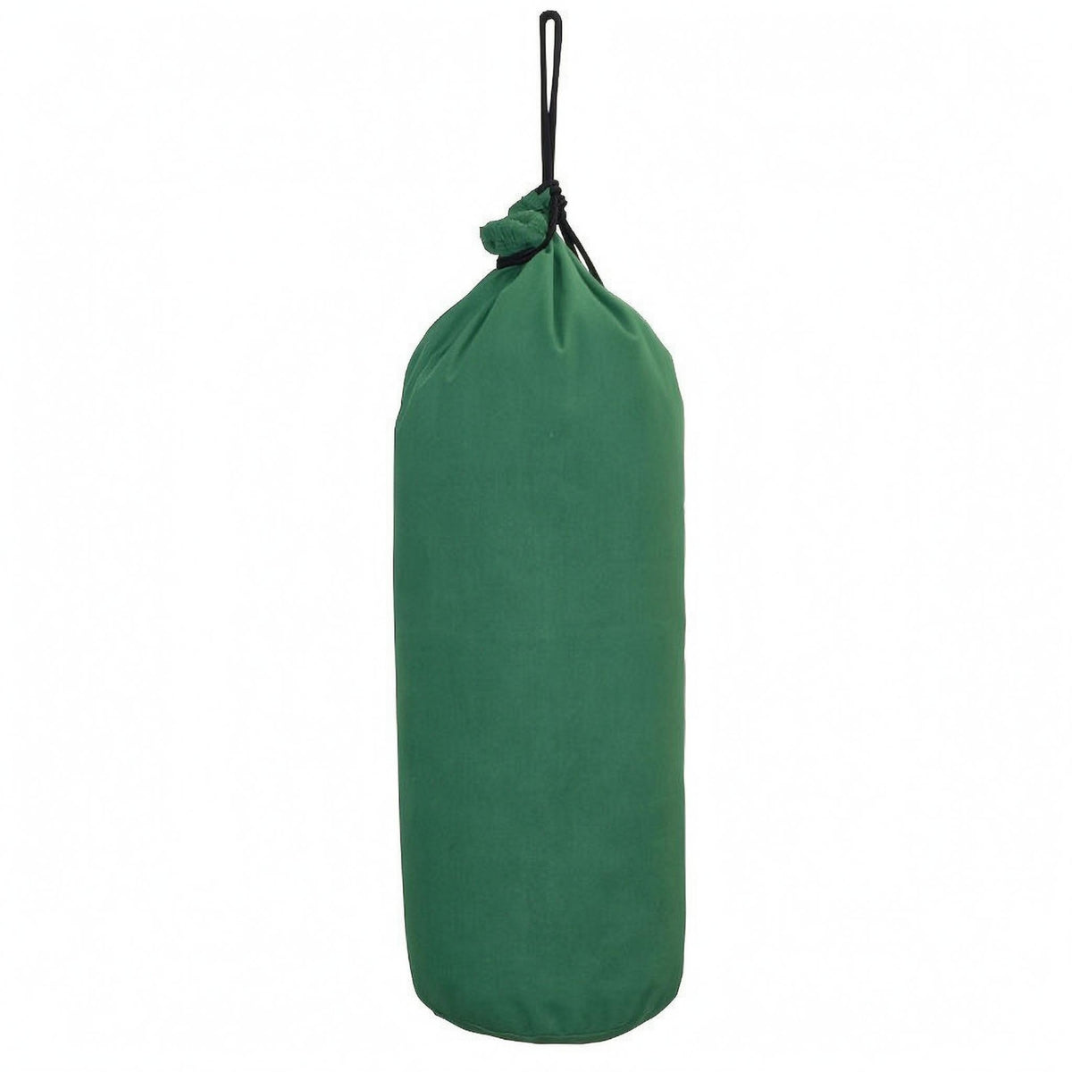 Double-Stitched Empty Training Sandbag Fillable Canvas Hanging Sandbag Reinforced Seams Cylindrical Training Bag Green