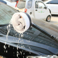 Pressure Washer Cleaning Brush with Soap Dispenser, Rotating Round Car Wash Brush Long Handle, Car Brush for Washing the Car, Cars Truck Tool