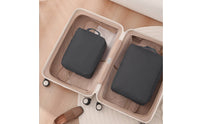 2 Pieces Top Handles Travel Storage Bag Stitched Seams Expandable Packing Cubes Space-Saver Luggage Organizer Bags Wrinklewrinkle-Resistant