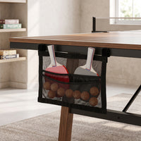 Hanging Mesh Pouch with Straps Space-Saving Under-Table Organizer Long-Lasting