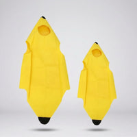 Bright Yellow Banana Costume Funny Banana Tunic Pull-on Fruit Costume Sleeveless for Halloween