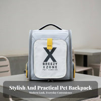 Large Capacity Space Capsule Pet Backpack Breathable Design Cat Carrier Backpack Comfortable to Carry for Travelers, Vet Visits