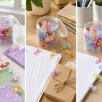 50 Pieces Sewing Clips with Storage Jar Non-Slip for Quilters