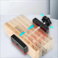 Adjustable Cabinet Handle Drilling Jig Aluminum Alloy Cabinet Door Positioning Jig Measurement Scale Threaded Knob