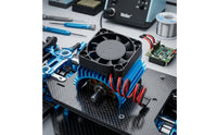 Motor Thermal Sink with Heat Dissipation Fan Dissipation RC Motor Cooling Fan Aluminum for Model Builders, Hobby Projects