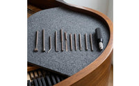 Long Metal Shafts Grand Piano Adjustment Kit Black Cylindrical Handles Piano Regulation Kit Textured Grip
