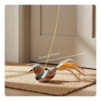 Chirping Feline Bird Toy Cat Exercise Toy  Self-Entertainment Pet Supply Motion Activated for Cats