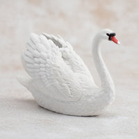 Swan Figurine Detailed Swan Model Cognitive Ornament for Kids, Sensory Play