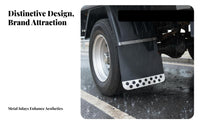 2 Pieces Car Mud Flap Waterproof Mud Flaps Weather Resistant Vehicle Mudguard for Rainy Days