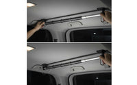 Easy Installation Telescopic Car Clothes Bar No-Drill Car Interior Clothes Hanging Non-Slip Grip Backseat Garment Bar Heavy Duty for Travelers, Sales Professionals, Camping