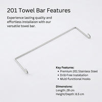 Sink Corner Shelf Wall Mounted for Living Room and Kitchen, No Drill 201 Stainless Steel Storage for Students, Small Triangle with Sleek Design