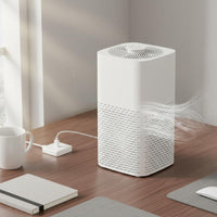 Odor Eliminator Desktop Air Purifier HEPA Filter USB Air Purifier Function Aroma Dispenser Compact Size for Office, Bedroom, Car