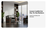 Modern Chinese Design Sofa and Armchair Ensemble Minimalist Aesthetic Office Furniture Professional Look Commercial Seating Long-Lasting Comfort for Business Owners, Interior Designers, Reception Area, Meeting Room, Lounge, Breakroom