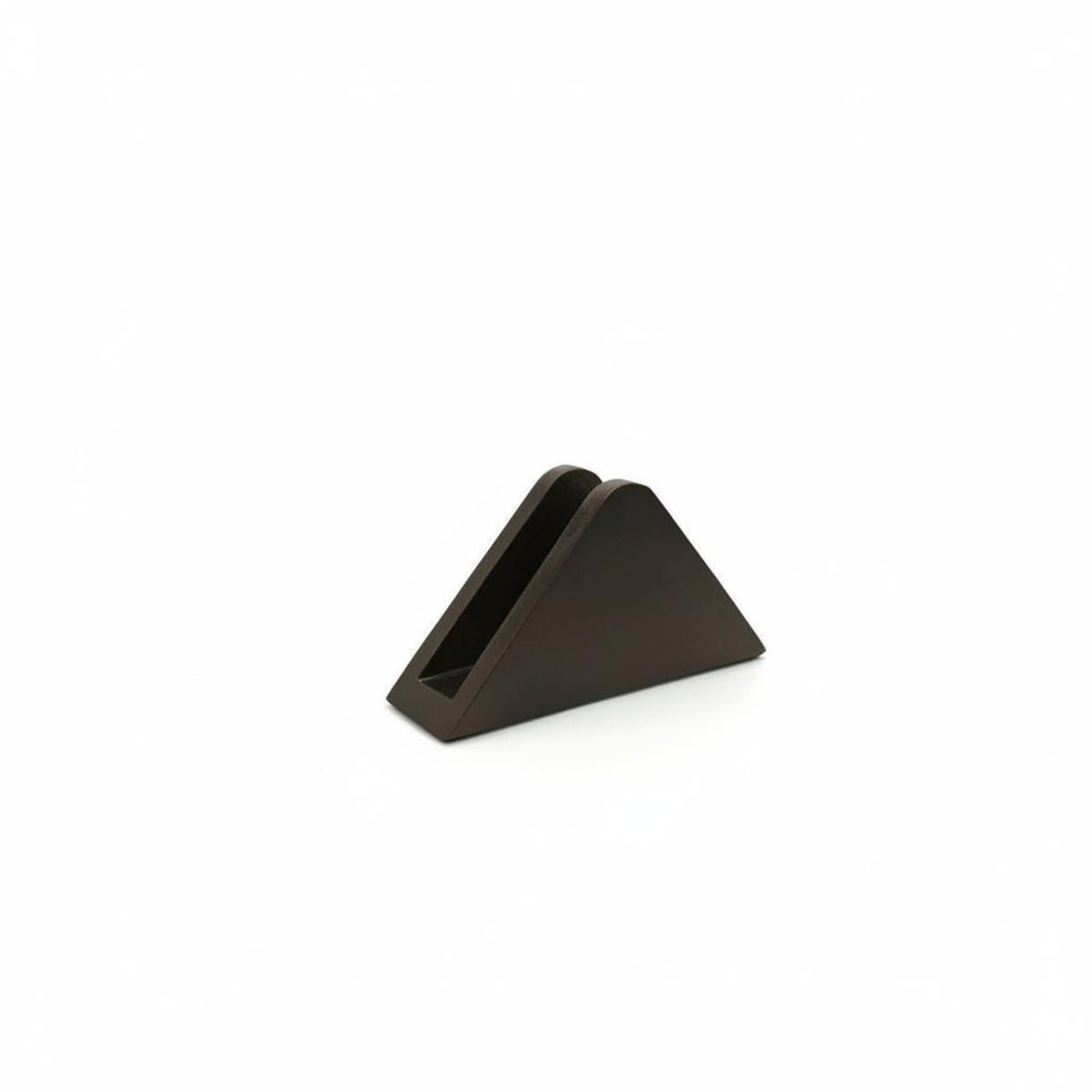 Stylish Design Wooden Triangle Napkin Holder Minimalist Design Wooden Napkin Holder Space-Saving Polished Finish for Restaurant, Cafe, Dining Table, Kitchen Counter